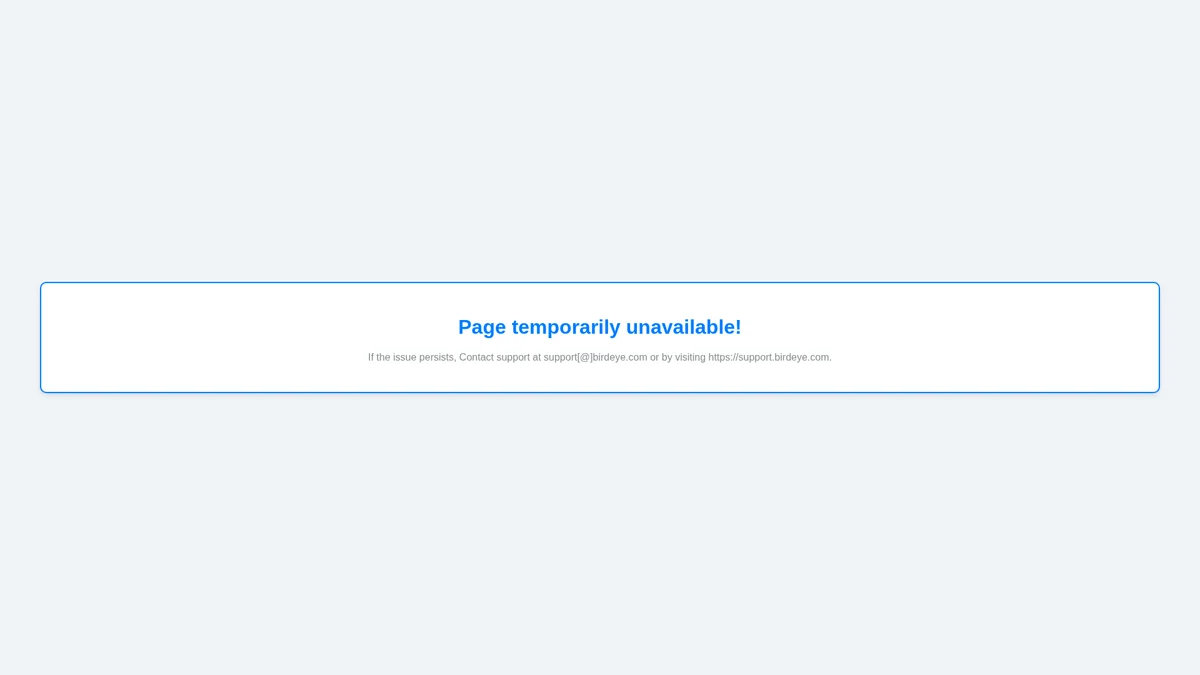 Birdeye landing page